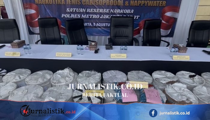 Polres Jakarta Barat Menggagalkan Produksi Narkoba Senilai Rp119 Miliar, 7 Tersangka Diamankan