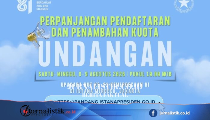 Pendaftaran War Tiket HUT ke-81 RI di Istana Merdeka Berakhir Hari Ini