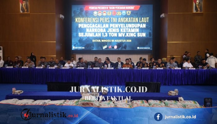 TNI AL Sita 1,3 Ton Ketamine di Natuna, Martin Tumbelaka Minta Jaringan Penyelundupan Diungkap