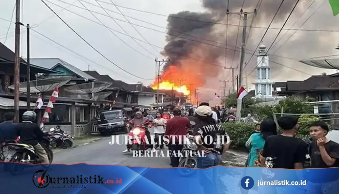 Kebakaran di Empat Lawang Hanguskan 12 Rumah, Kerugian Diperkirakan Rp4 Miliar