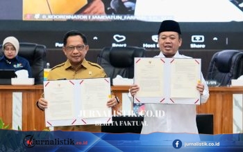 Tito Karnavian dan Nusron Wahid Resmi Teken SEB Integrasi Data BPHTB untuk Layanan Pertanahan