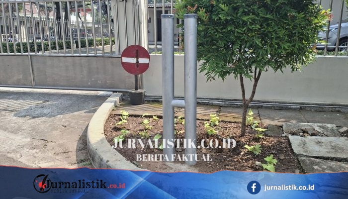Muncul Tiang Portal di Jalan Indramayu Menteng, Warga Menduga Permintaan Pejabat