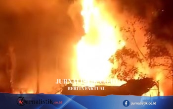 Kebakaran Menghanguskan Rumah dan 3 Dapur Minyak Ilegal di Aceh Timur, Api Terpantau dari Puluhan Kilometer