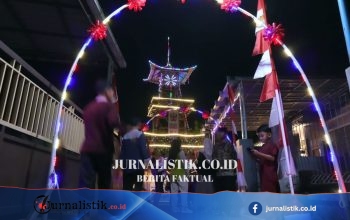 HUT RI ke-81 di Desa Jipang Banyumas: Kampung Bernuansa Lautan Cahaya Lewat Lomba Lampu Hias