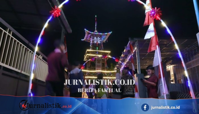 HUT RI ke-81 di Desa Jipang Banyumas: Kampung Bernuansa Lautan Cahaya Lewat Lomba Lampu Hias