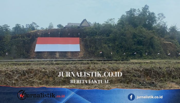 3.000 Bendera Merah Putih Berkibar di Jagoi Babang, Perbatasan RI–Malaysia Jelang HUT ke-81
