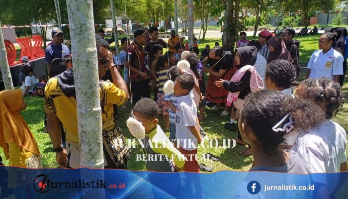 Keriuhan Lomba 17-an di PLBN Skouw, Perbatasan RI–Papua Nugini Usai Upacara HUT ke-81