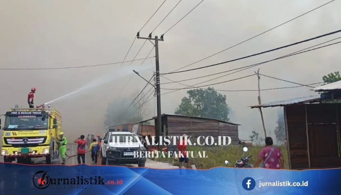 Sesak Napas Menimpa Relawan yang Hampir Sebulan Padamkan Karhutla di Banjarbaru