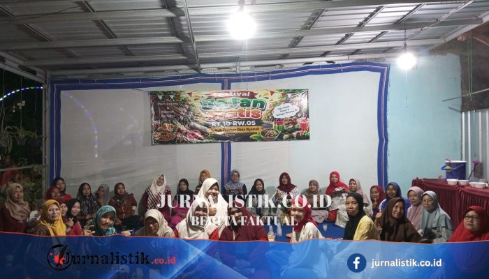 Emak-emak RT 10 Pekalongan Kompak Siapkan Festival Jajan Gratis untuk HUT RI ke-81