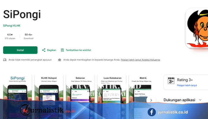 Tiga Link dan Aplikasi untuk Memantau Titik Karhutla di Kalimantan