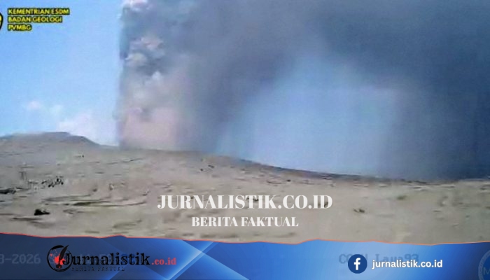 Erupsi Anak Krakatau Hari Ini: Kolom Abu Sekitar 400 Meter Mengarah ke Barat Daya