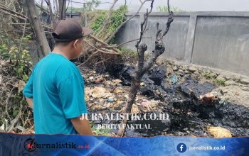 Limbah Minyak Cemari Parit, Kebakaran Hebat Buat Warga Deli Serdang Gelisah