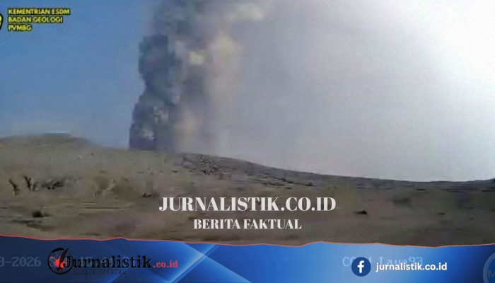 Anak Krakatau Erupsi Lima Kali dalam Empat Jam, Kolom Abu Setinggi 400 Meter