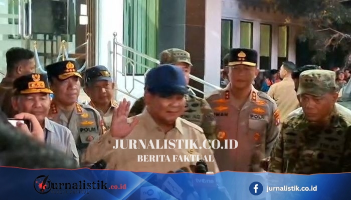 Di Palangka Raya, Prabowo Tekankan Pemenuhan Kebutuhan Penanganan Karhutla di Kalimantan