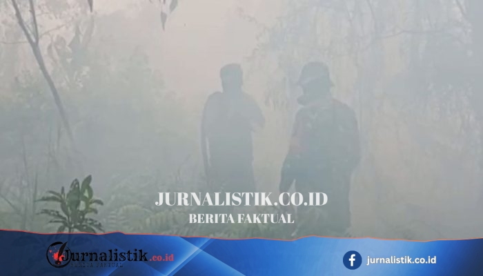 Karhutla Rimbo Panjang Kampar Semakin Parah: Api Membesar, Asap Pekat Mengarah ke Jalan Lintas Sumatera