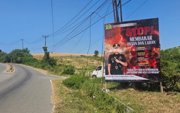 Letkol Arm Fiat Suwandana, Dandim 1313/Pohuwato, Ajak Warga Cegah Karhutla: Stop Pembakaran Hutan dan Lahan