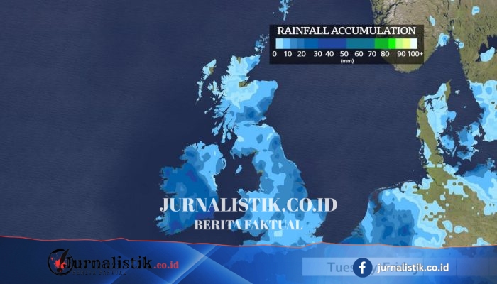 Cuaca Inggris: Hujan Mulai Kembali Pekan Ini, Ada Risiko Petir dan Banjir Lokal
