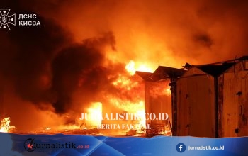 Rudal Rusia semalam di sekitar Kyiv menewaskan tiga orang, termasuk seorang anak