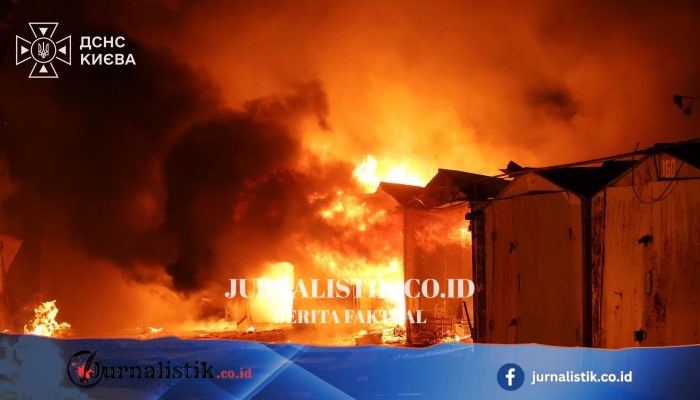 Rudal Rusia semalam di sekitar Kyiv menewaskan tiga orang, termasuk seorang anak