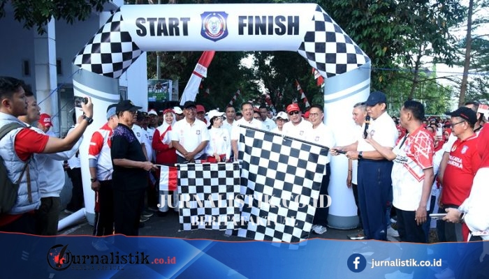Jalan Sehat Tandai Pencanangan HUT ke-81 RI di Gorontalo dari Bone Bolango ke Danau Perintis