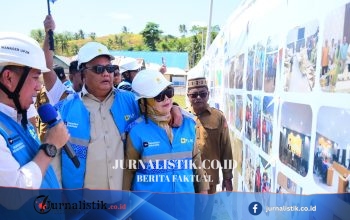 Wagub Idah Resmikan Penyalaan Perdana Listrik SKLTM 20 kV di Pulau Dudepo