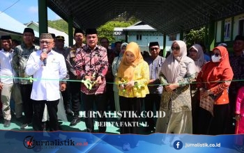 Wagub Gorontalo Idah Syahidah Resmikan Gedung MTSS Bahrul Ulum di Desa Pone