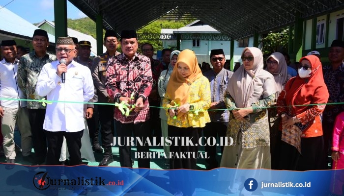 Wagub Gorontalo Idah Syahidah Resmikan Gedung MTSS Bahrul Ulum di Desa Pone