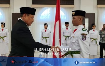 Gubernur Gorontalo Gusnar Ismail Kukuhkan 25 Anggota Paskibraka 2026