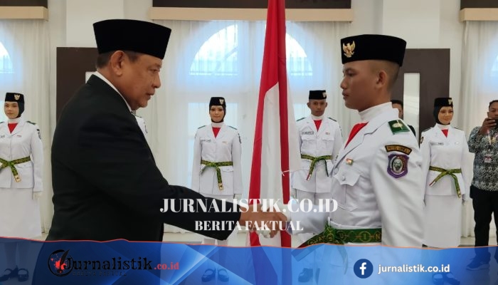 Gubernur Gorontalo Gusnar Ismail Kukuhkan 25 Anggota Paskibraka 2026