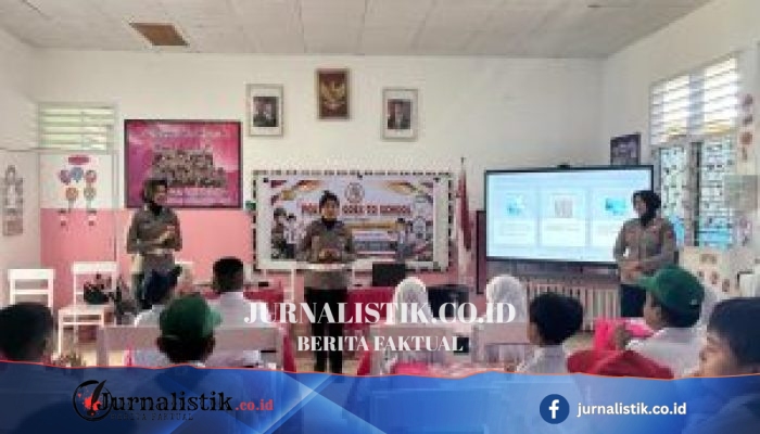 Polwan Polres Gorontalo Gelar Goes To School, Edukasi Siswa Lawan Kekerasan Seksual