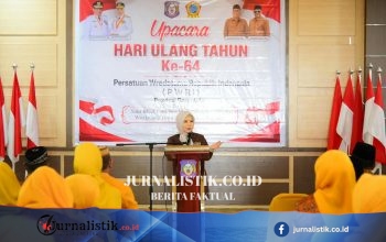 Idah Syahidah Dorong Wredatama Perkuat Generasi Berintegritas pada HUT ke-64 PWRI Gorontalo