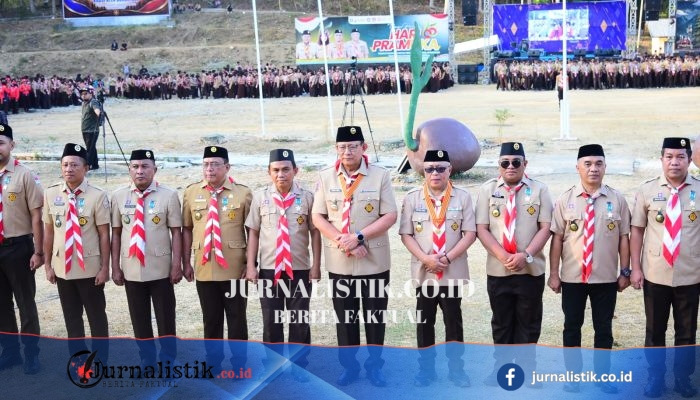 Gusnar dan Wagub Idah Terima KTA Elektronik, 25 Pramuka Gorontalo Dapat Penghargaan HUT ke-65