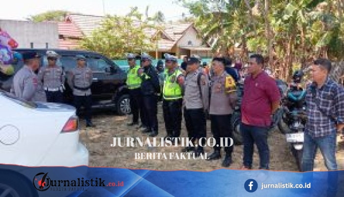 Satlantas dan Polsek Amankan Perayaan Maulid Nabi di Batudaa Pantai