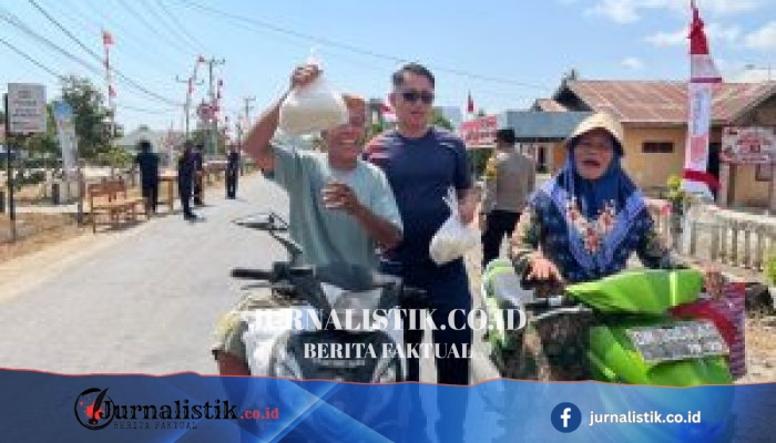 Jumat Berkah, Polsek Wonosari Dukung Keberhasilan Program Ketersediaan Pangan di Boalemo