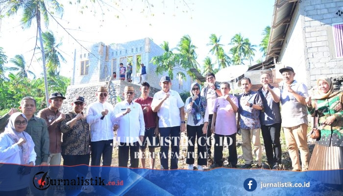 Gusnar Ismail Tinjau BSPS Bedah Rumah di Pinomontiga, Bone Bolango (31/7/2026): Asma Sabidullah Bersyukur, Ismail Haleda Lanjut Pembangunan Atap