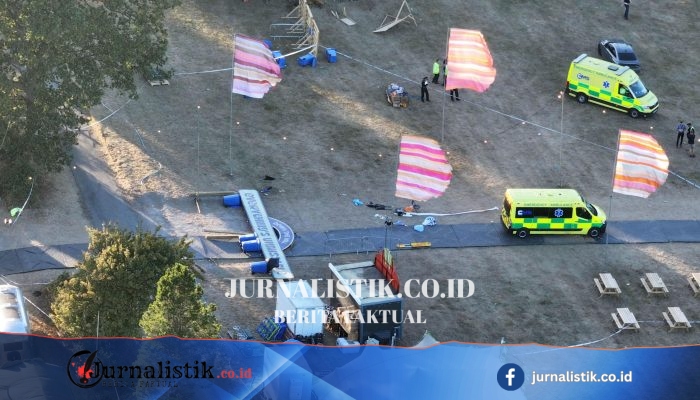 Panitia mengaku ‘devastated’ setelah satu pria meninggal usai papan jatuh di Big Church Festival