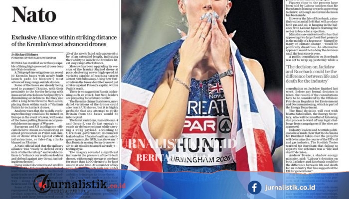 Sorotan sampul koran: “Water cheek” dan “Queen Amy’s gold rush”