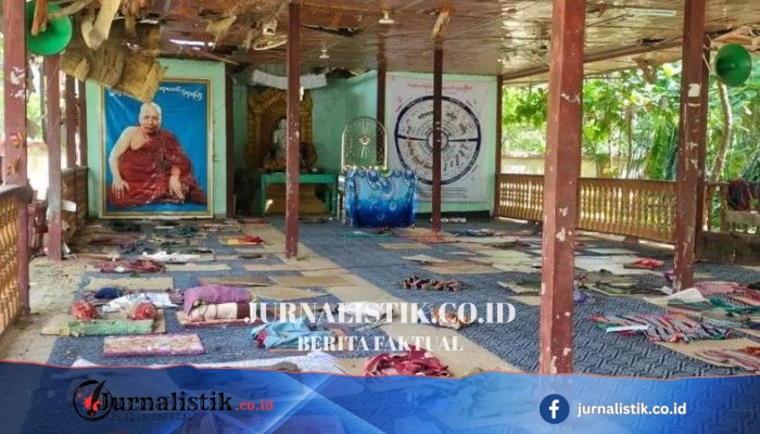 14 Tewas dalam Serangan di Biara Myanmar, Lokasi Diserang Dua Kali