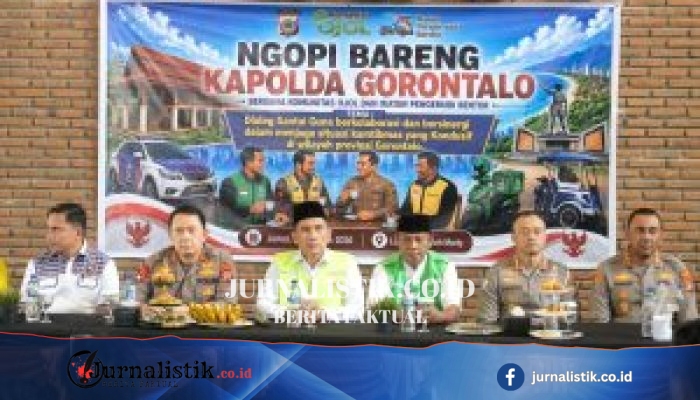 Kapolda Gorontalo Ngopi Bareng Ojol dan Pengemudi Bentor, Serap Aspirasi serta Berikan Layanan Kesehatan