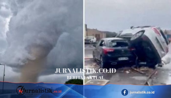 Tornado Terjang Desa di Prancis Selatan, Lebih dari 40 Orang Luka