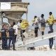 Lebih dari 170 migran dievakuasi setelah kapal penyeberangan terbakar di Selat Channel