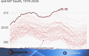 El Niño Menguat, Suhu Permukaan Laut Mencapai Rekor 21,1°C (Sabtu)