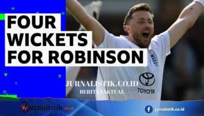 Ollie Robinson Gemilang, 4 Wicket saat Inggris Tuntaskan Pakistan 110 di Lord’s