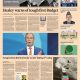 Healey: “Nigel on the ropes” dan “Tough first budget” menghiasi headline surat kabar