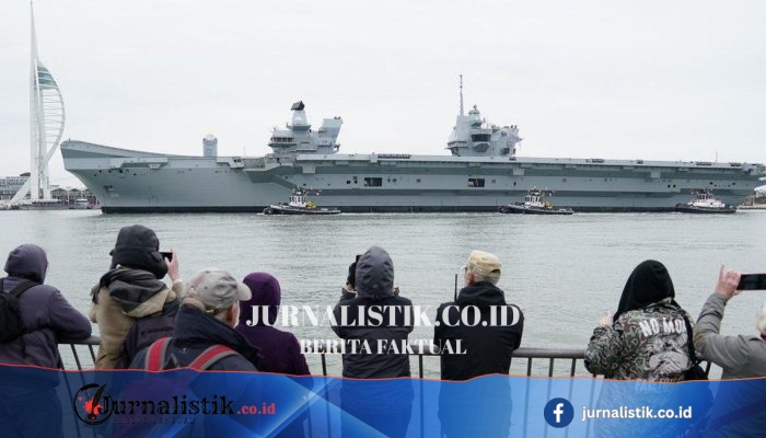 HMS Queen Elizabeth Berangkat dari Portsmouth untuk Misi Latihan Royal Navy