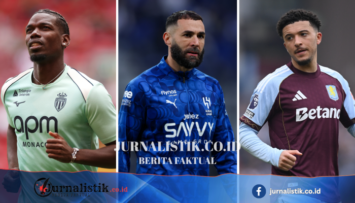 Paul Pogba, Raheem Sterling, dan Jamie Vardy: daftar free agent usai penutupan bursa transfer