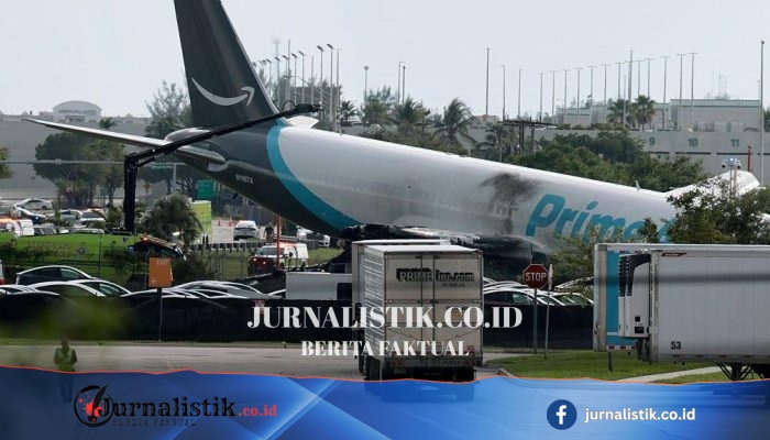 Pesawat kargo Amazon Boeing 767-300 melampaui landasan di Miami: 5 tewas, 5 luka serius