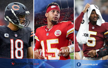 Hasil NFL Pekan Kedua: Chiefs Kembali Tajam, Caleb Williams & Jayden Daniels Cedera saat Mahomes Bersinar