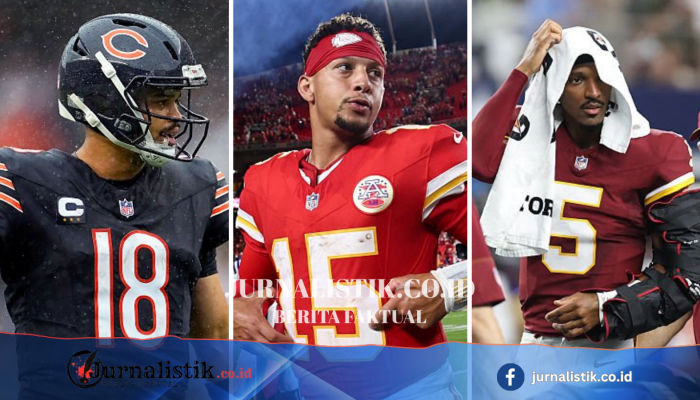 Hasil NFL Pekan Kedua: Chiefs Kembali Tajam, Caleb Williams & Jayden Daniels Cedera saat Mahomes Bersinar