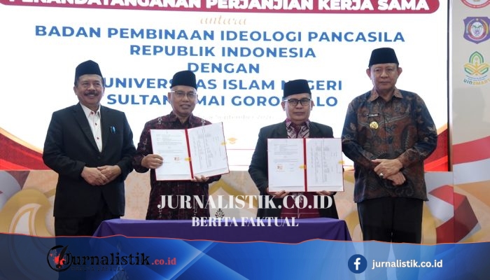 BPIP Teken Nota Kesepahaman dengan UIN Sultan Amai Gorontalo untuk Perkuat Nilai Pancasila